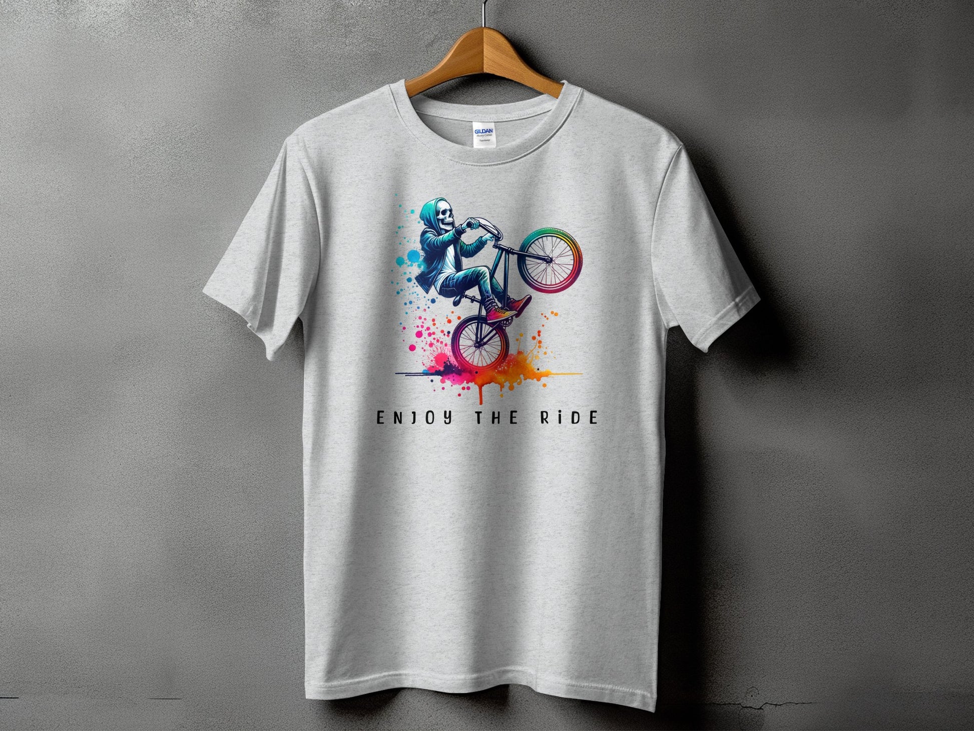 Enjoy The Ride Graphic Bicyclist T-shirt product type