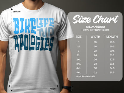 Bike Life No Apologies Graphic T-Shirt product type