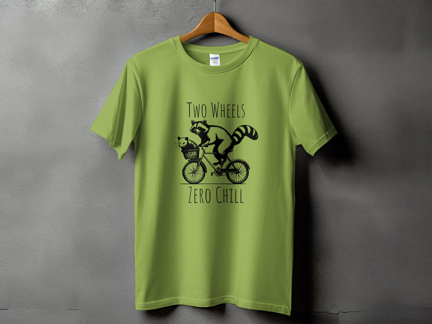 Two Wheels Zero Chill Graphic Tee Shirt Product Type'