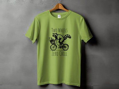 Two Wheels Zero Chill Graphic Tee Shirt Product Type'