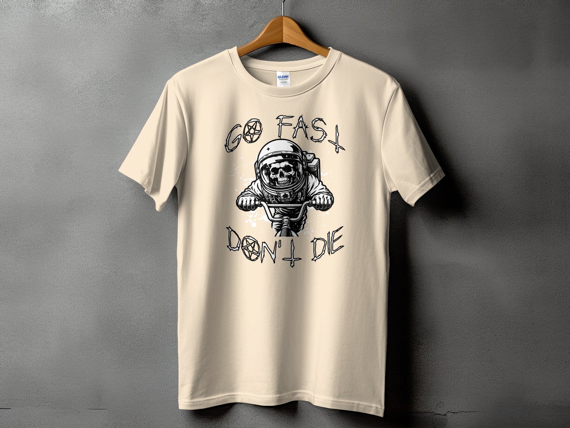 Go Fast Don't Die Astronaut Graphic T-Shirt product