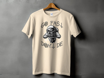 Go Fast Don't Die Astronaut Graphic T-Shirt product