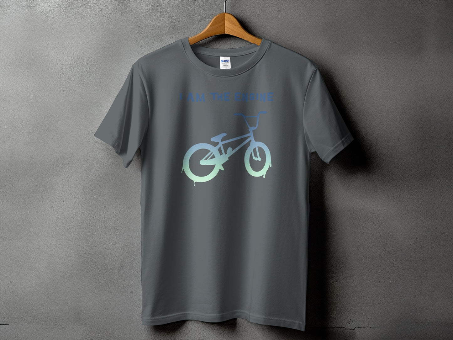 Unique Bicycle Silhouette Graphic Printed T-Shirt product