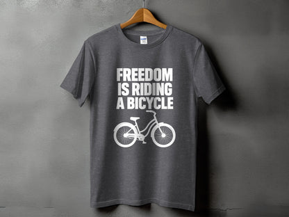 Freedom Is Riding A Bicycle T-Shirt product