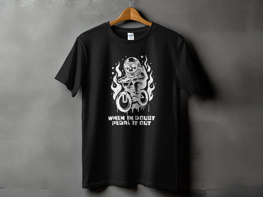 When In Doubt Pedal It Out Astronaut T-Shirt product