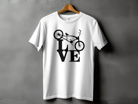 Bicycle Love Graphic Design T-shirt product
