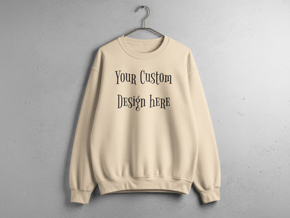 Your Custom Design Here Beige Sweater product type
