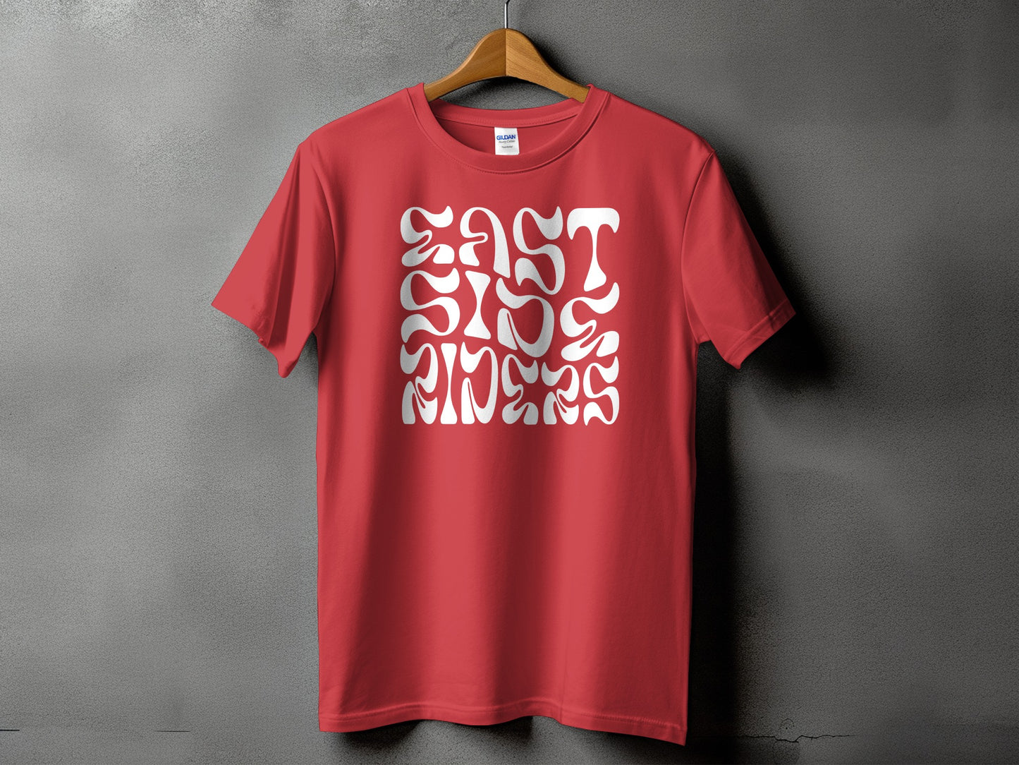 East Side Finest Red Graphic T-shirt product type