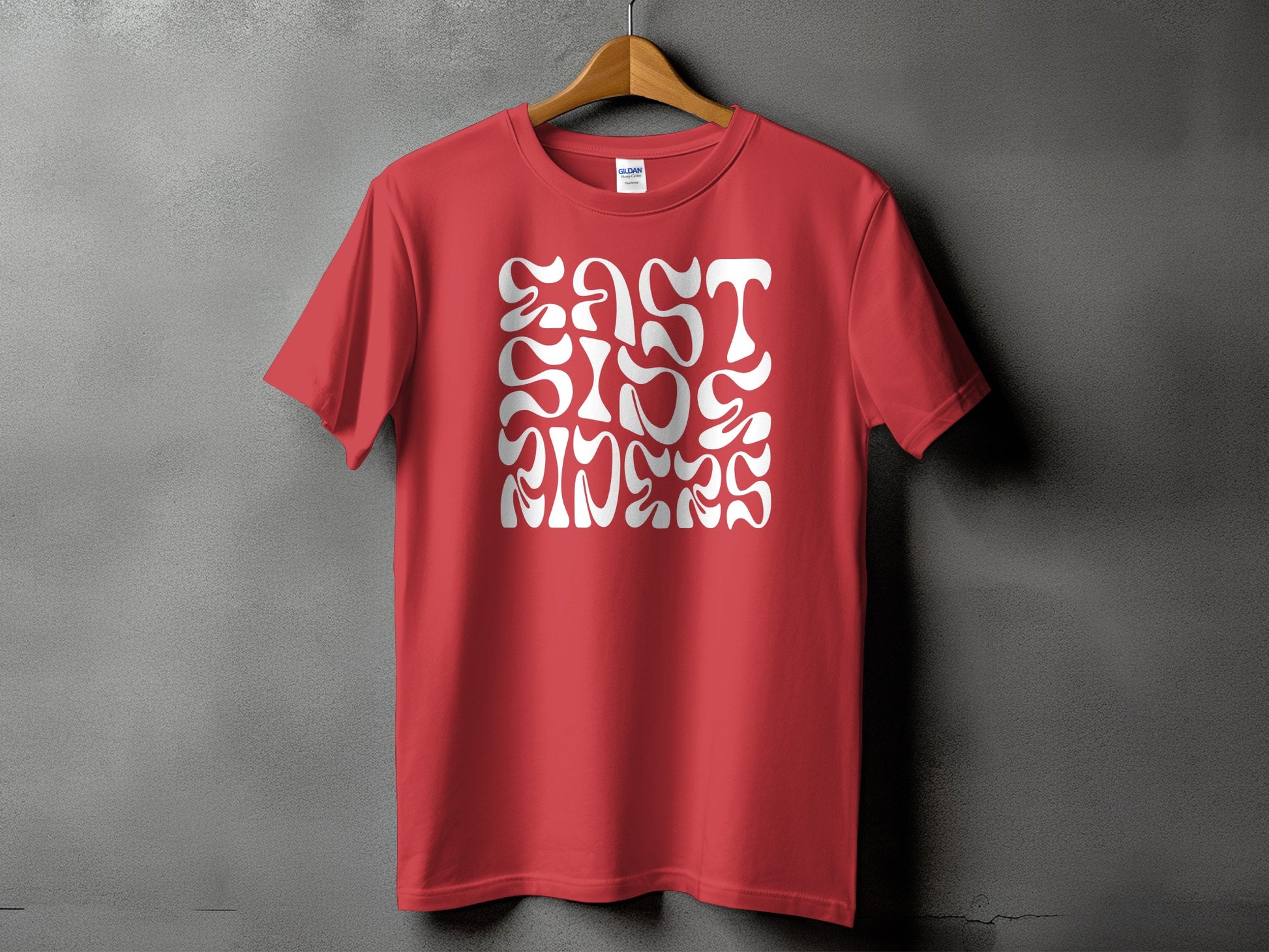 East Side Finest Red Graphic T-shirt product type