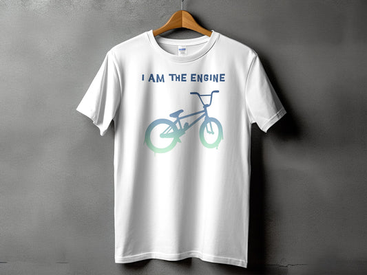 I Am The Engine Graphic Bicycle Print T-Shirt product