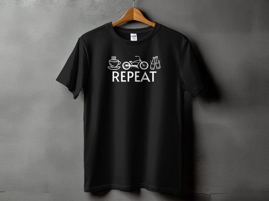 Coffee Bike Beer Repeat Graphic Tee Shirt product type