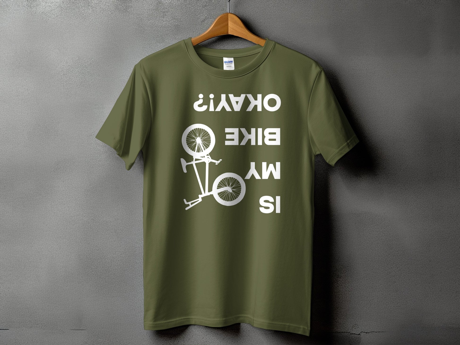 Outdoor Adventure My Bike Is Okay T-Shirt product type