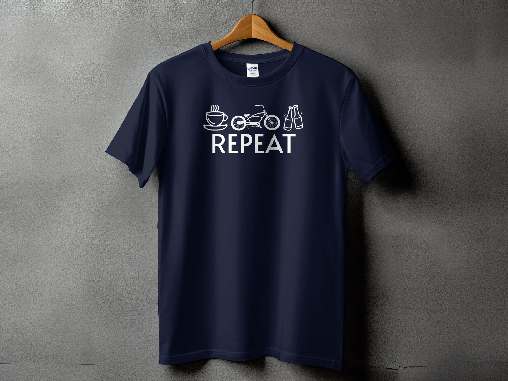 Coffee Bicycle Shoes Repeat Design T-shirt product