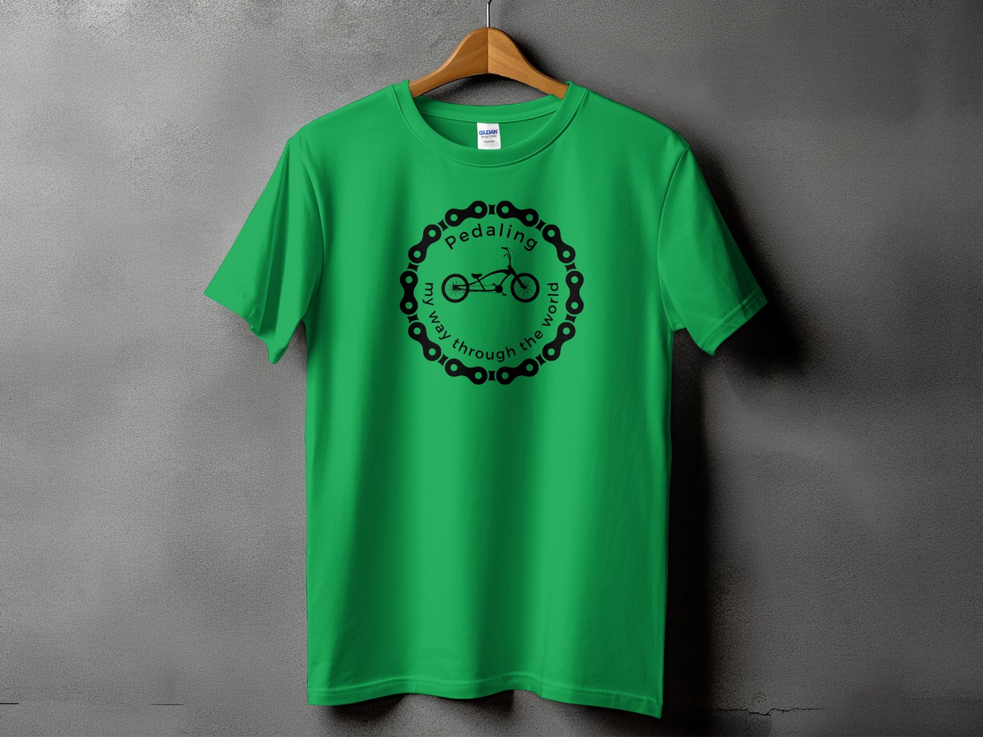 Pedaling My Way Through The World T-Shirt product