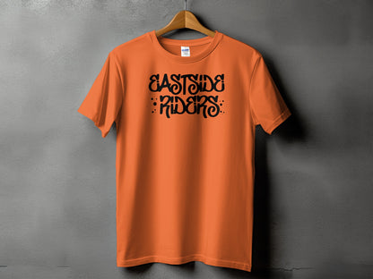 Stylish Eastside Riders Design Orange T-Shirt product