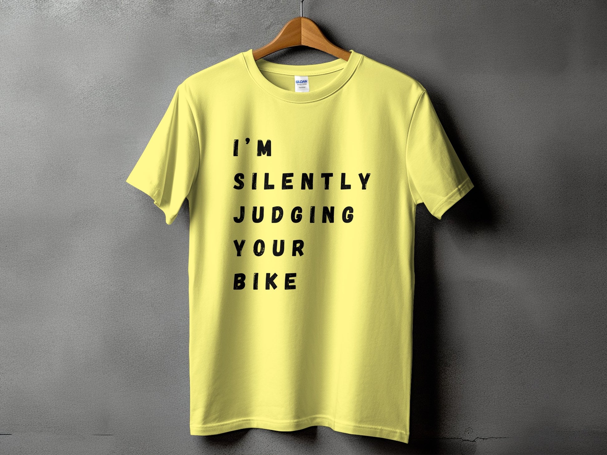 I'm Silently Judging Your Bike T-Shirt product type