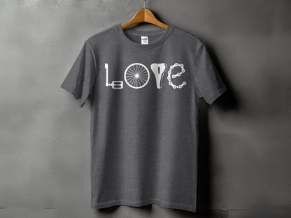 Love Bicycle Graphic Design T-Shirt product type