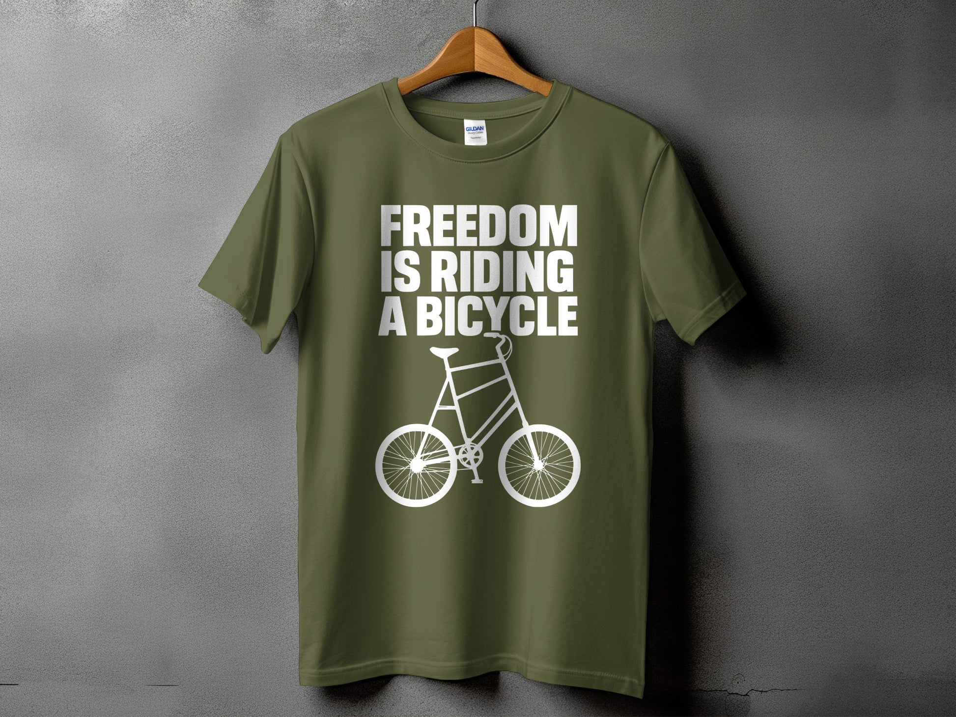 Freedom Is Riding a Bicycle T-Shirt product