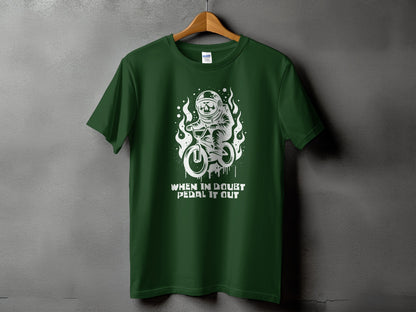 When In Doubt Pedal It Out Bicycle Bear T-Shirt product type