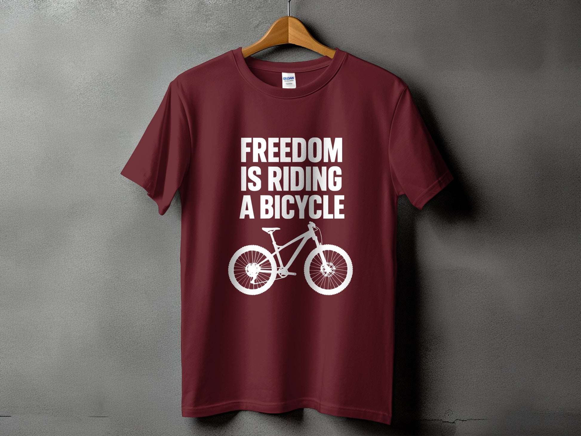Freedom Is Riding A Bicycle T-shirt product type