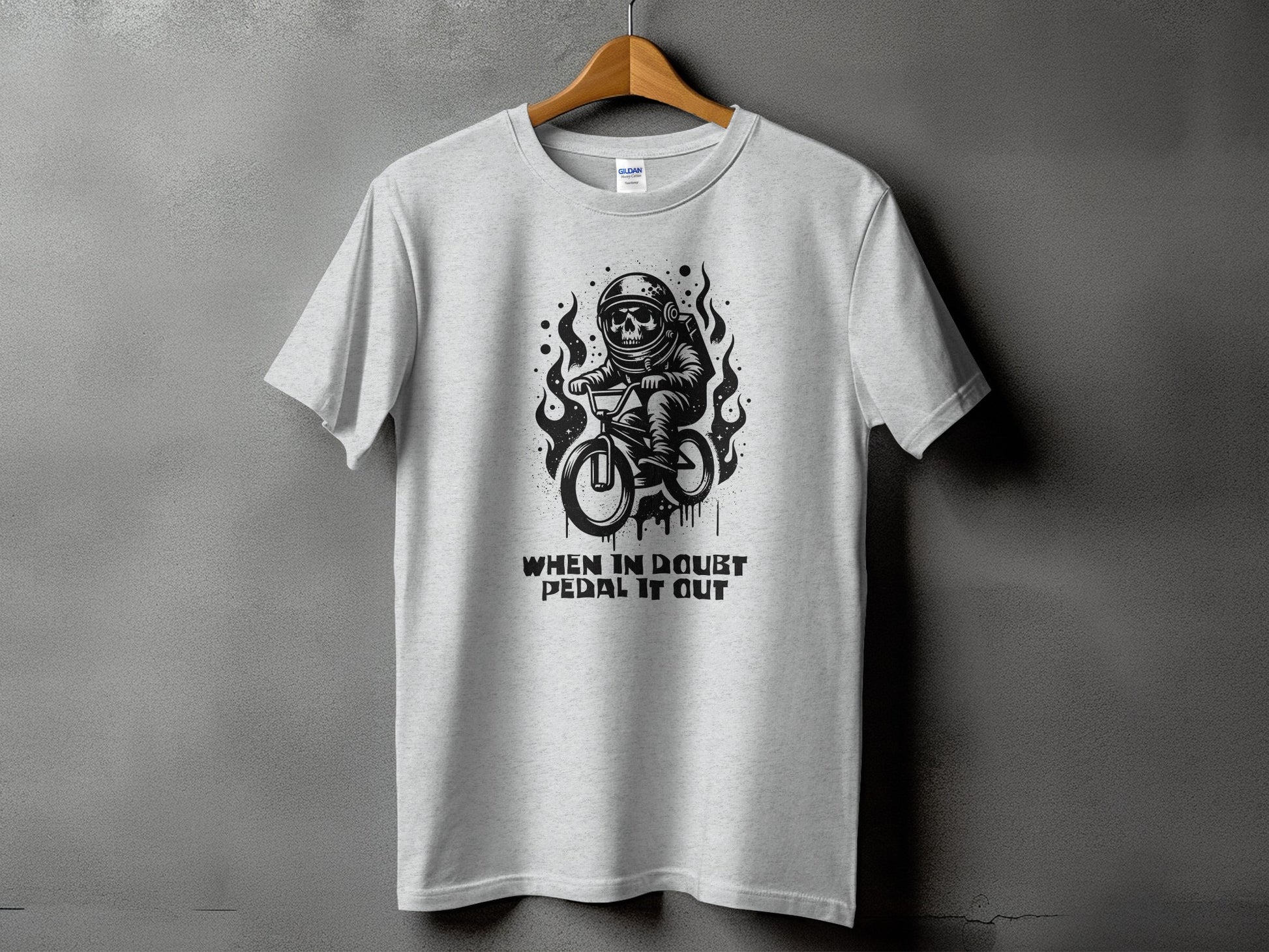 When in Doubt Pedal It Out Graphic T-Shirt product type