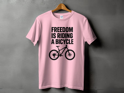 Freedom Is Riding A Bicycle T-Shirt product