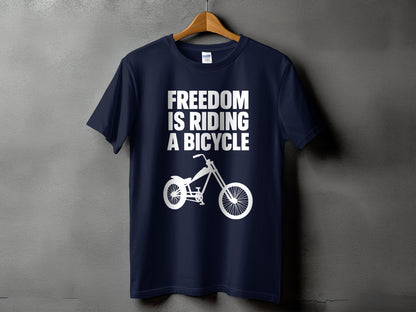 Freedom Is Riding A Bicycle Graphic T-Shirt product