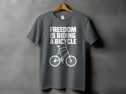 Freedom is Riding a Bicycle T-shirt product