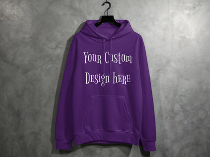 Personalized Custom Design Purple Hoodie product