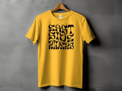East Side Grooves Stylish Yellow T-shirt product type