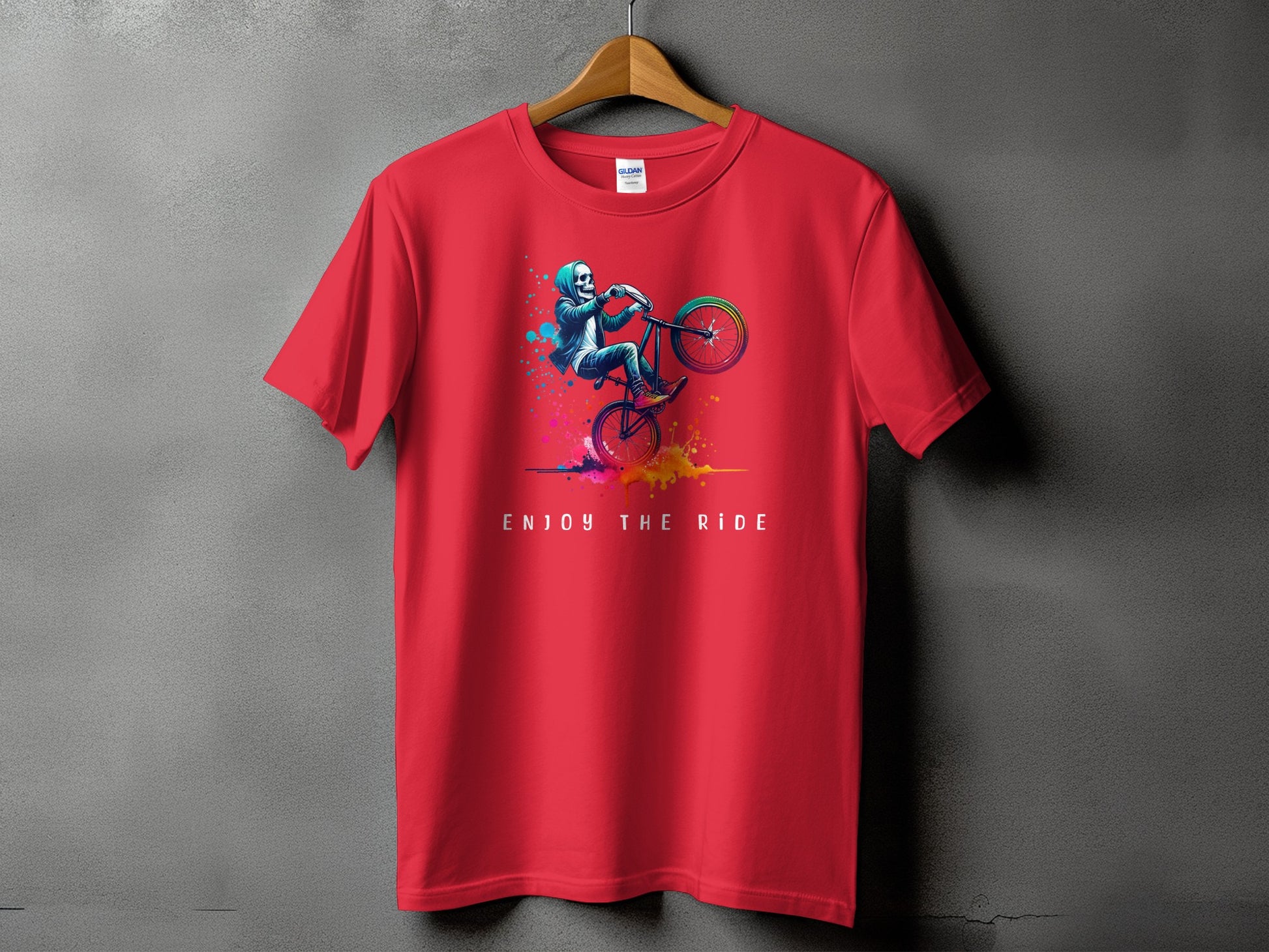 Enjoy The Ride Bicycle Trick Design Shirt product