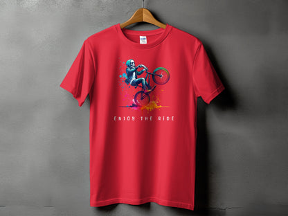 Enjoy The Ride Bicycle Trick Design Shirt product