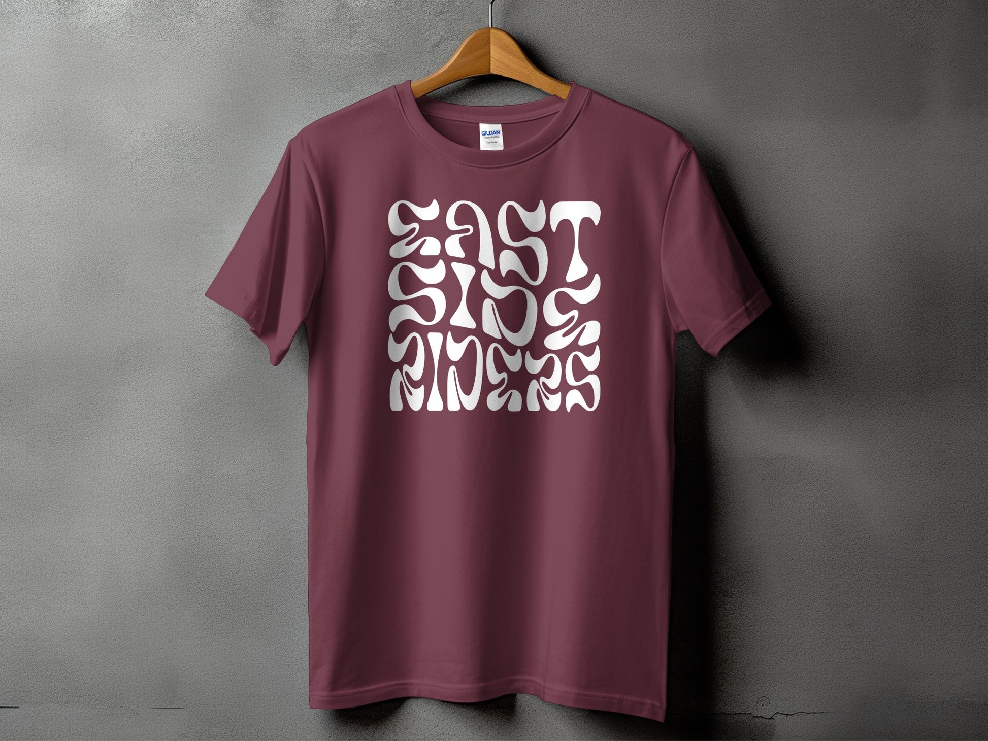 East Side Vibes Bold Typography Graphic Shirt product