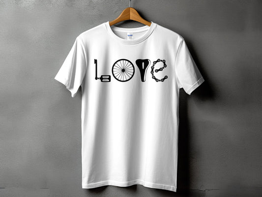 Love Bicycle Themed Graphic T-Shirt product type