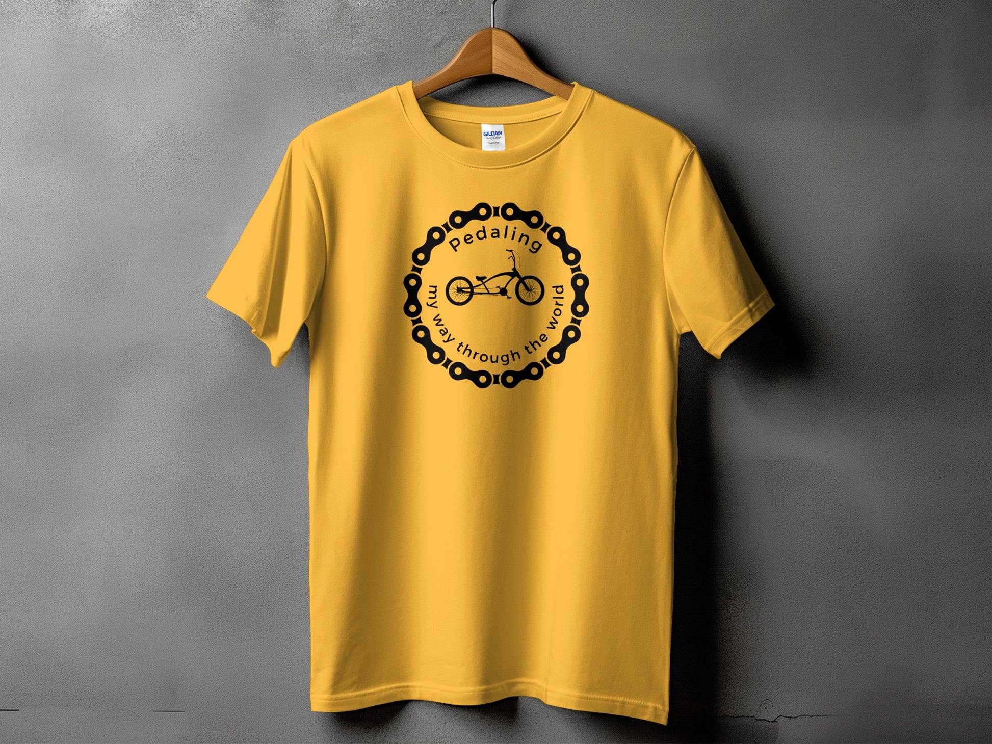 Pedaling My Way Through The World T-shirt product