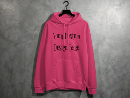 Your Custom Design Here Pink Hoodie product type