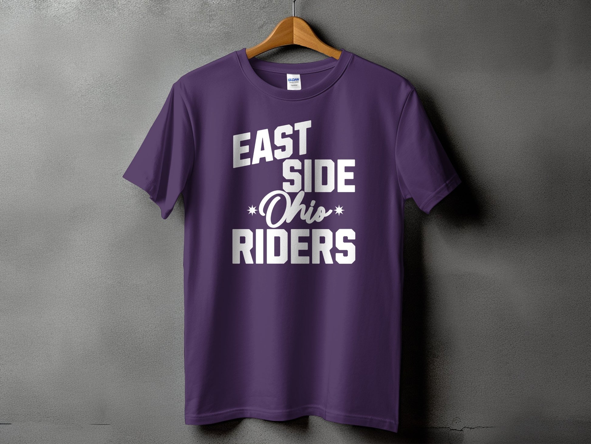 East Side Ohio Riders Purple Graphic T-shirt product type