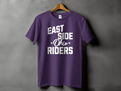 East Side Ohio Riders Purple Graphic T-shirt product type