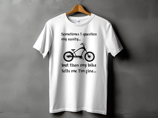 Sometimes I Question My Sanity Funny T-shirt product type