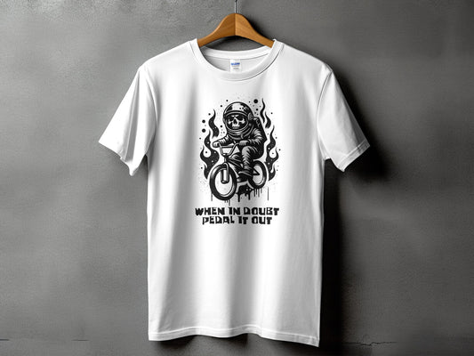 When In Doubt Pedal It Out Graphic T-shirt product type