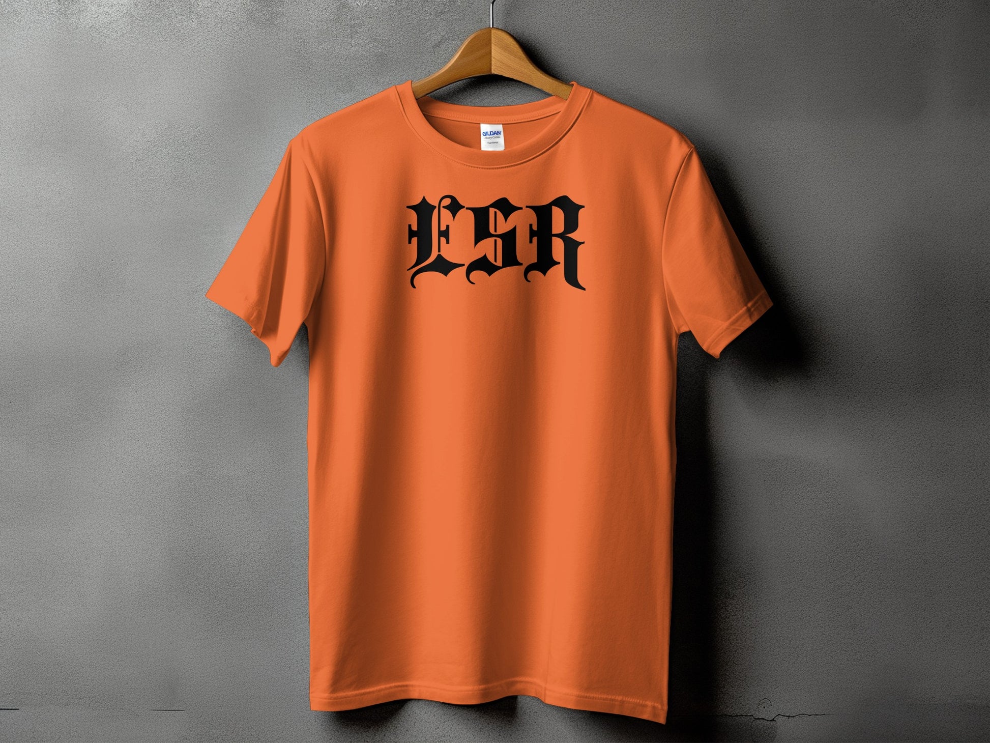 FLSR Graphic Printed Orange Short Sleeve Shirt product