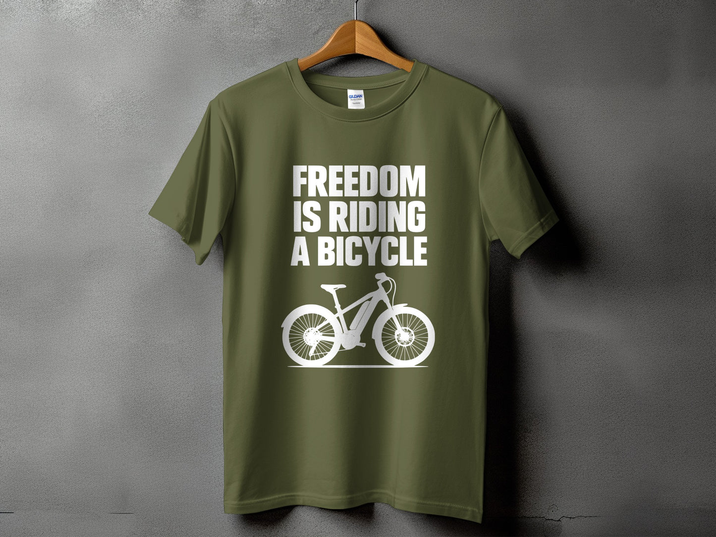 Freedom Is Riding A Bicycle T Shirt product type