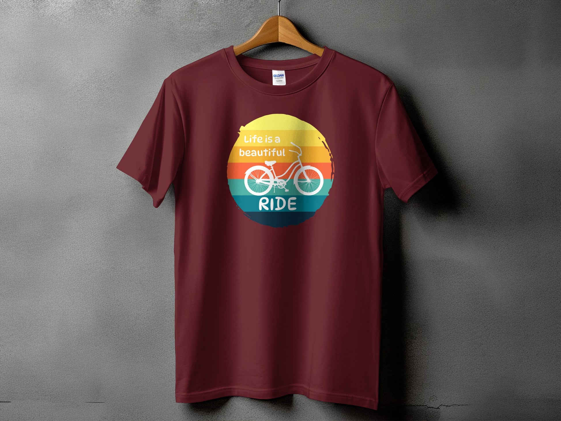 Life is a Beautiful Ride Graphic T-shirt product type