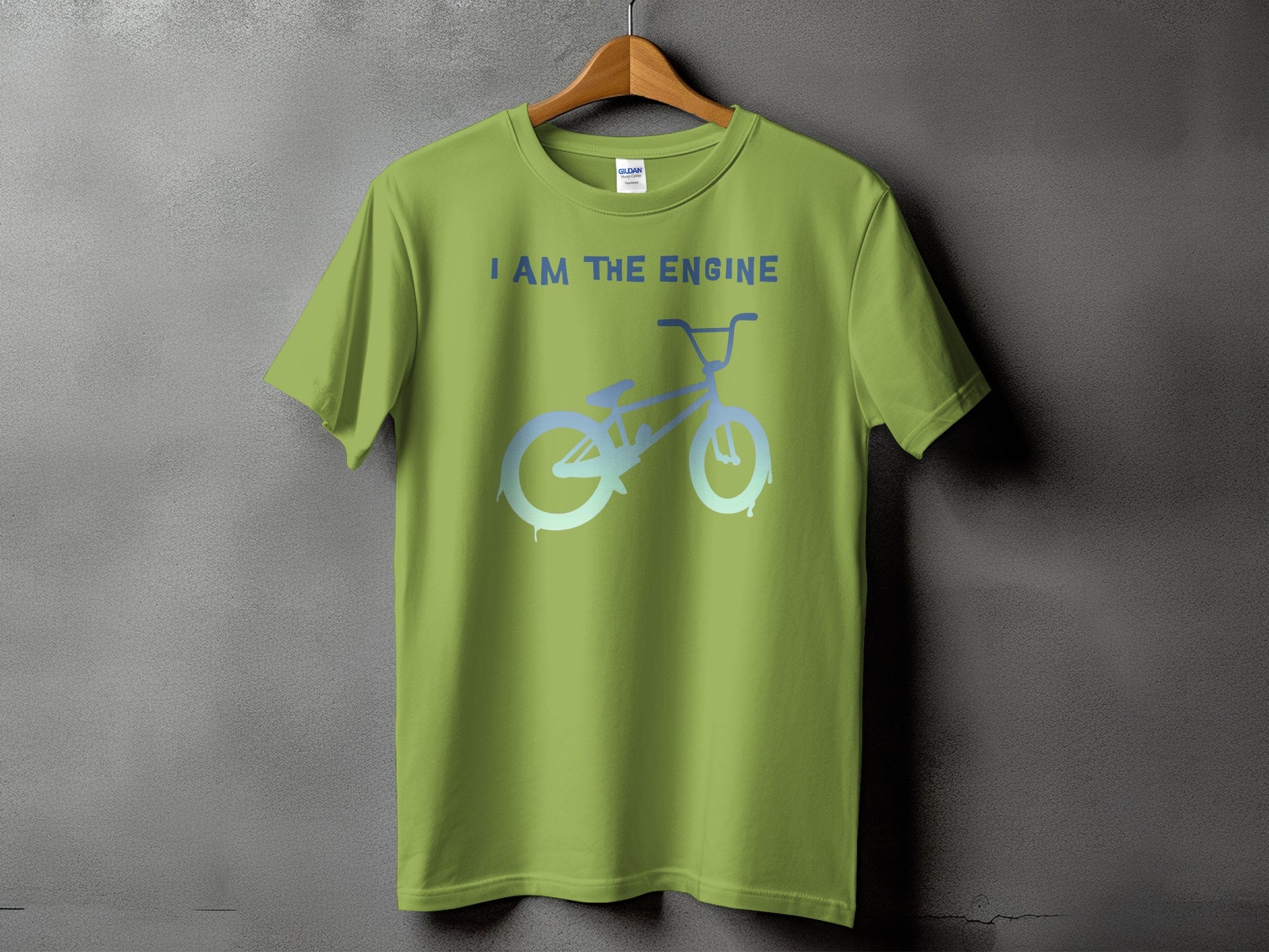 I Am the Engine Bicycle Graphic T-shirt product type