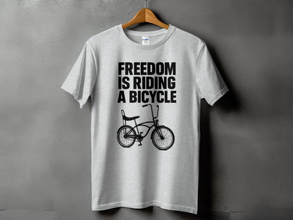 Freedom Is Riding A Bicycle T-Shirt product type