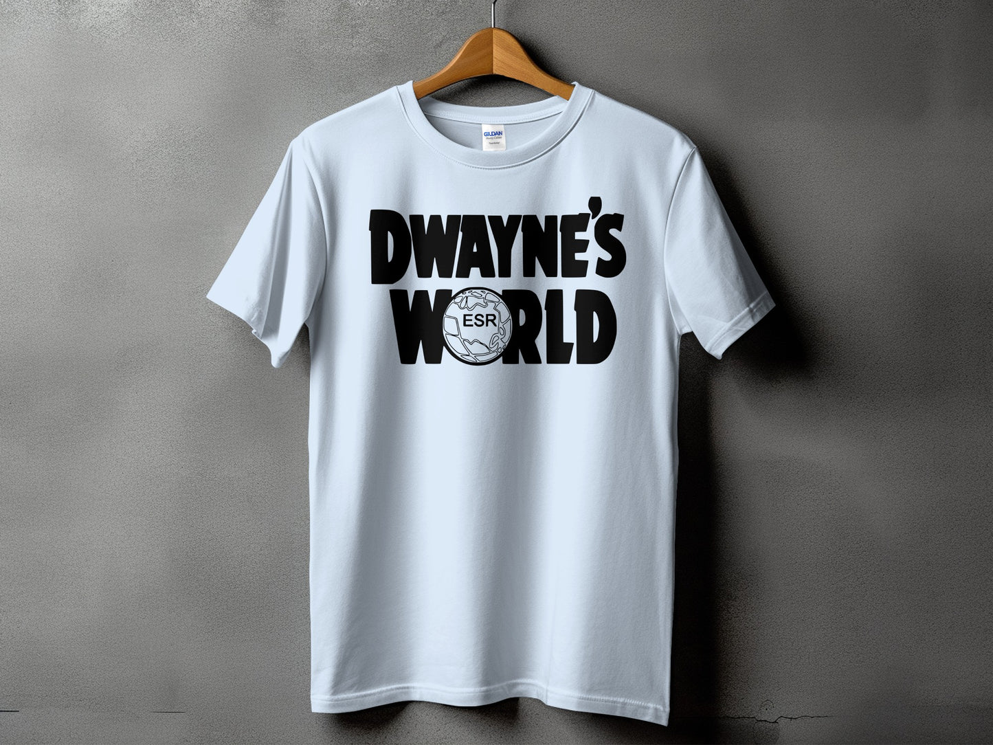 Dwayne's World Custom Graphic Tee Shirt product