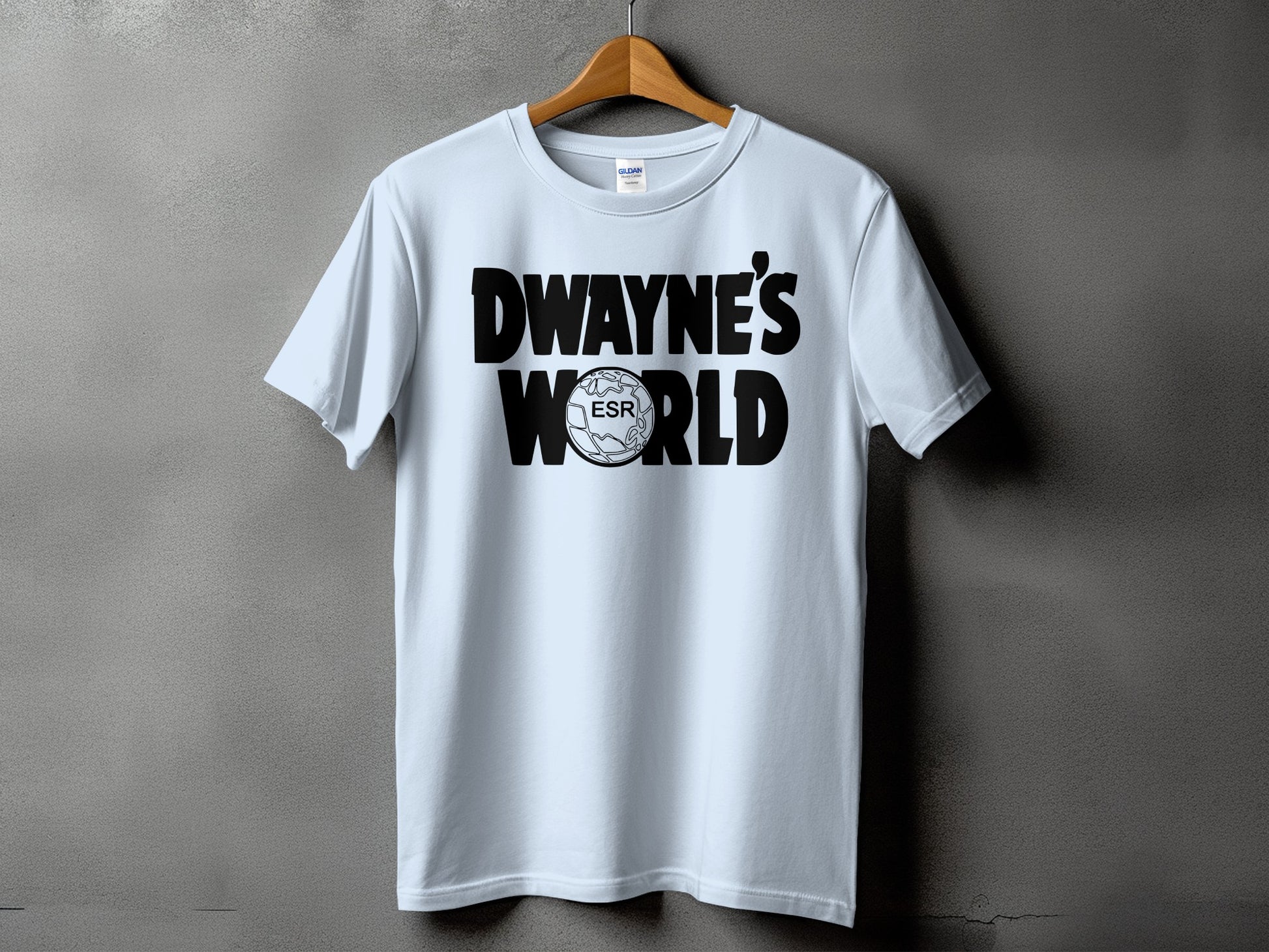 Dwayne's World Custom Graphic Tee Shirt product