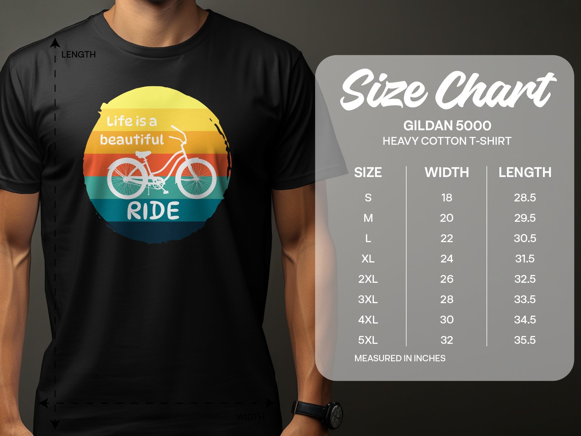 Life is a Beautiful Ride Graphic T-shirt Product