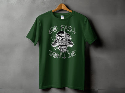 Go Fast Don't Die Astronaut Graphic T-Shirt product
