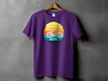 Life is a Beautiful Ride Graphic Tee Shirt product type